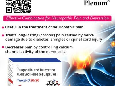 Pregabalin Duloxetine 50 20 Capsules | Troxel D 50/20