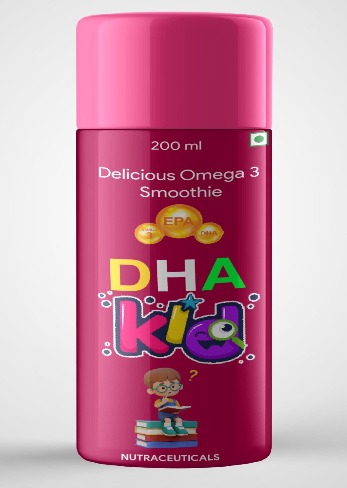 Omega 3 Health Supplement Syrup with Fish Oil (EPA DHA) Plenum Biotech