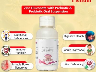 Zinc Gluconate with Prebiotic Probiotic Oral Suspension | Robio Dry Syrup