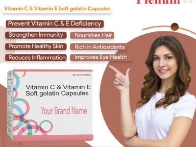 Vitamin C Vitamin E Soft Gelatin Capsules | Ame Mix