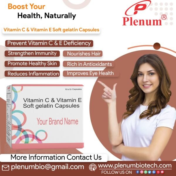 Vitamin C Vitamin E Soft Gelatin Capsules | Ame Mix