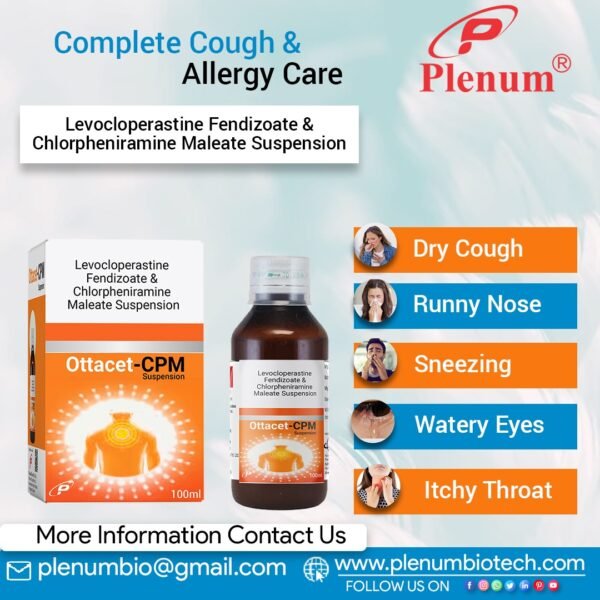 Levocloperastine Fendizoate and Chlorpheniramine Maleate Suspension | Ottacet-CPM