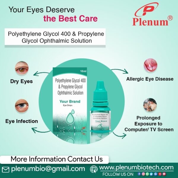 Polyethylene Glycol Propylene Glycol Ophthalmic Solution | Carlipa Eye Drops