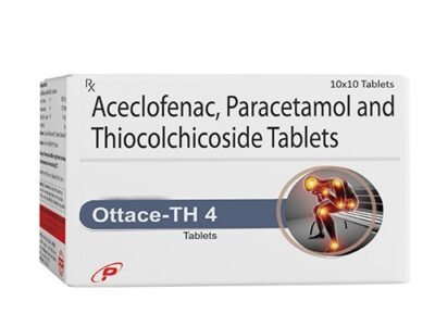Aceclofenac Paracetamol Thiocolchicoside Tablets | Ottace-TH 4