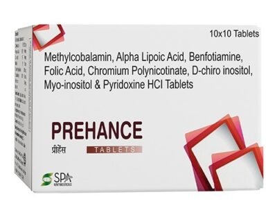 Methylcobalamin Alpha Lipoic Acid Myo-Inositol Folic Acid Chromium Polynicotinate Selenium Dioxide Benfotiamine Tablet | Prehance