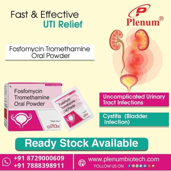 Fosfomycin Trometamol Powder | Saprol Sachet Fosfomycin Trometamol Powder | Saprol Sachet