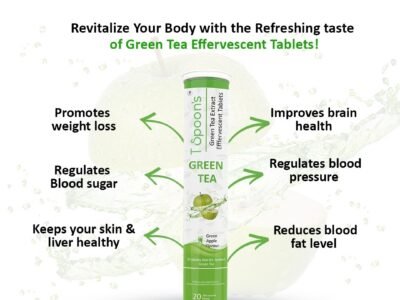 Green Tea Effervescent Tablets | T Spoons