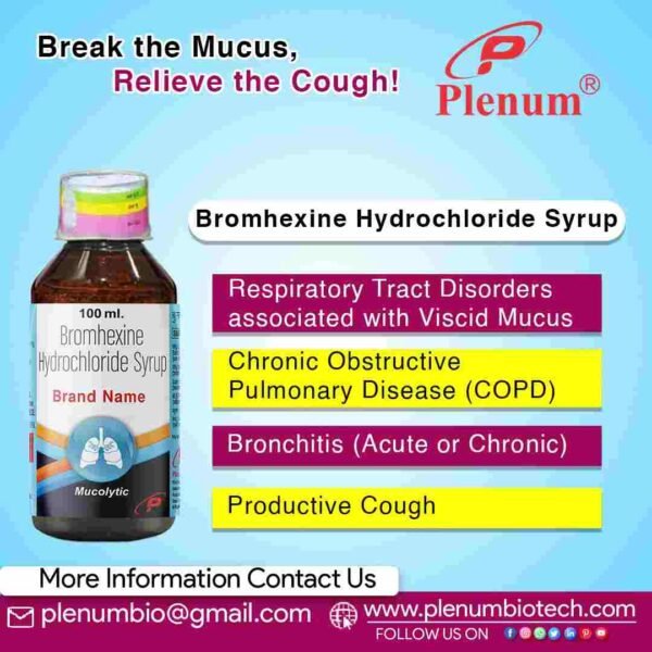 Bromhexine Hydrochloride Syrup | Bullxine