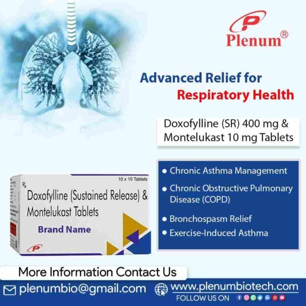 Doxofylline Montelukast Tablet | Draplin-M Doxofylline Montelukast Tablet | Draplin-M
