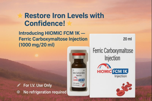 Ferric Carboxymaltose Injection 1000 Mg | Hiomic FCM 1K