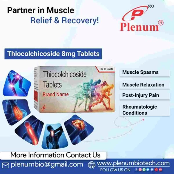 Thiocolchicoside Tablets | Recob 8