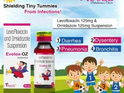 Levofloxacin and Ornidazole Suspension | Evolox OZ