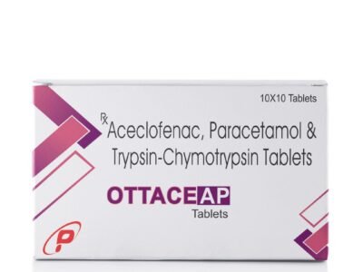 Aceclofenac Paracetamol Trypsin Chymotrypsin Tablet | Ottace AP