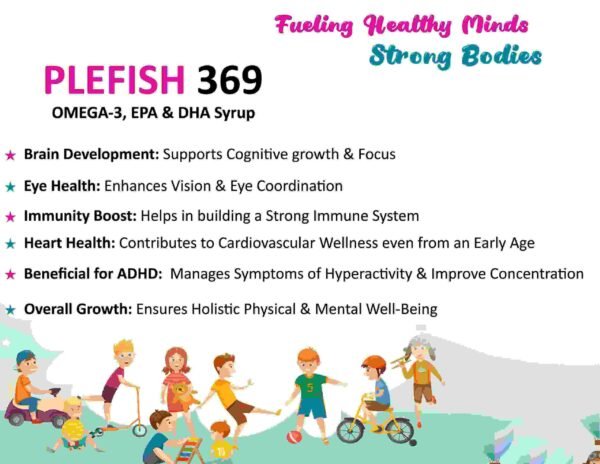 Omega-3 EPA & DHA Syrup | Plefish 369