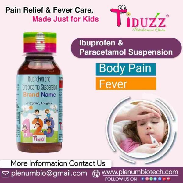 Ibuprofen and Paracetamol Suspension | Plegesic Plus Ibuprofen and Paracetamol Suspension | Plegesic Plus