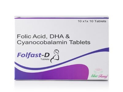Folic Acid DHA Cyanocobalamin Tablet | Folfast-D