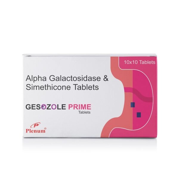 Alpha Galactosidase and Simethicone Tablets