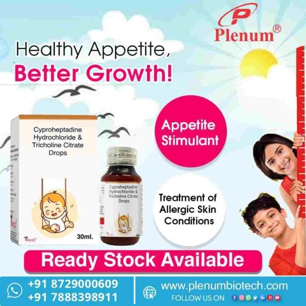 Cyproheptadine Hydrochloride & Tricholine Citrate Drops | Italiv