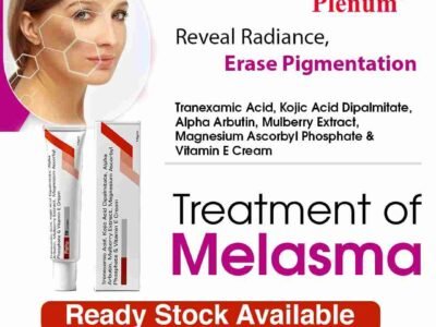 Tranexamic Acid Kojic Acid Arbutin Magnesium Vitamin E Mulberry Extract Cream | Plefru TX