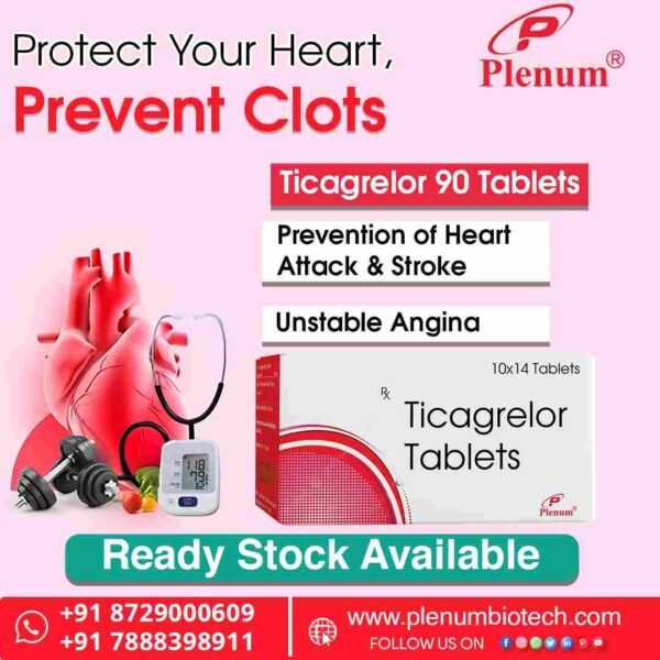 Ticagrelor 90 mg Tablet | Plenokril