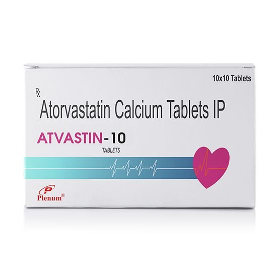 Atorvastatin Calcium Tablets | Atvastin-10