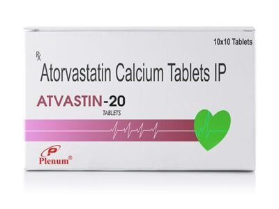 Atorvastatin Calcium Tablets 20 MG | Atvastin-20