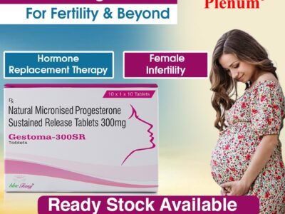 Natural Micronised Progesterone Sustained Release Tablets 300 Mg | Gestoma-300 SR