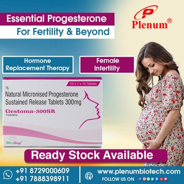 Natural Micronised Progesterone Sustained Release Tablets 300 Mg | Gestoma-300 SR Natural Micronised Progesterone Sustained Release Tablets 300 Mg | Gestoma-300 SR