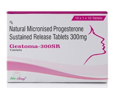 Natural Micronised Progesterone Sustained Release Tablets 300 Mg | Gestoma-300 SR