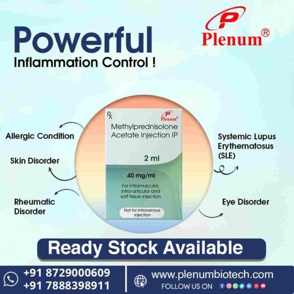 Methylprednisolone Acetate Injection 40 mg | Lepred 80