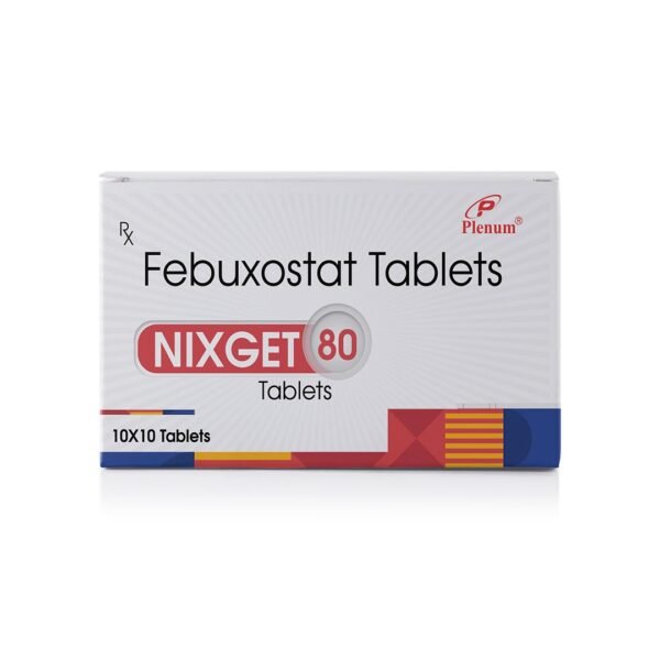 Febuxostat 80 Mg Tablet | Nixget-80