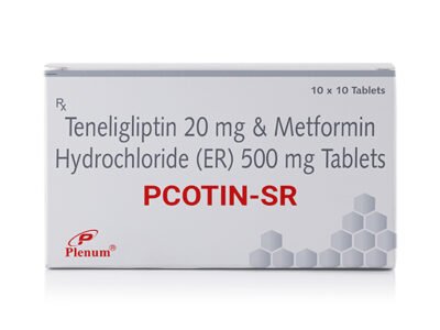 Teneligliptin 20mg and Metformin Hydrochloride 500 mg Tablet Teneligliptin 20mg and Metformin Hydrochloride 500 mg Tablet
