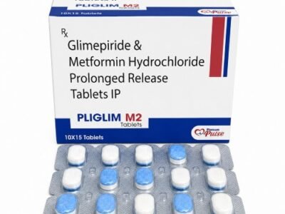 Glimepiride and Metformin Hydrochloride Prolonged Release Tablets IP | Pliglim M2