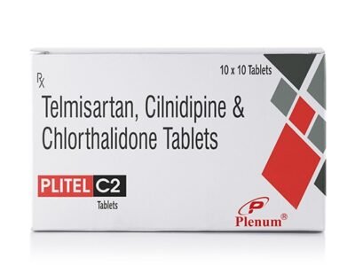 Telmisartan Cilnidipine Chlorthalidone Tablets | Plitel C2