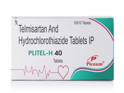 Telmisartan And Hydrochlorothiazide Tablets | Plitel H 40