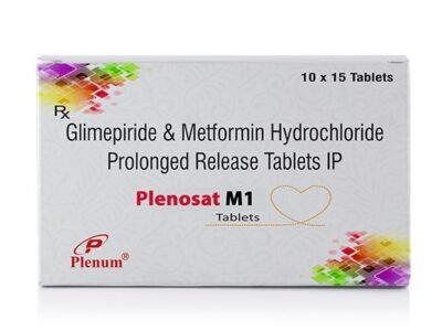 Glimepiride and Metformin Hydrochloride Prolonged Release Tablets IP | Plenosat M1