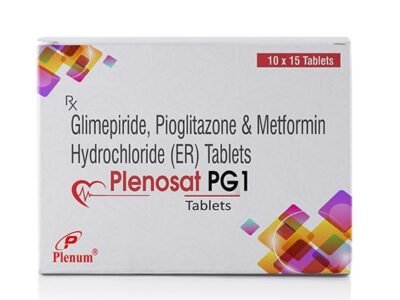 Glimepiride Pioglitazone And Metformin Hydrochloride (ER) Tablets | Plenosat PG1