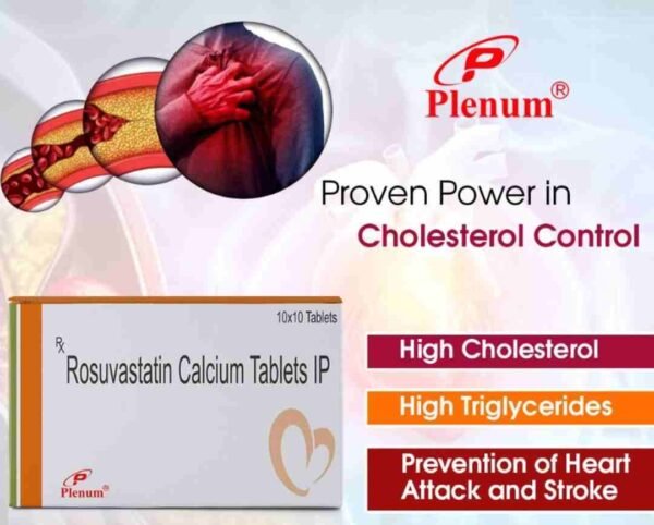 Rosuvastatin Calcium Tablets IP | Plenostin-20