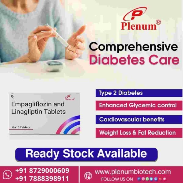 Empagliflozin 10mg and Linagliptin 5mg Tablet | Pleompa 10 Mg/5 Mg Empagliflozin 10mg and Linagliptin 5mg Tablet | Pleompa 10 Mg/5 Mg