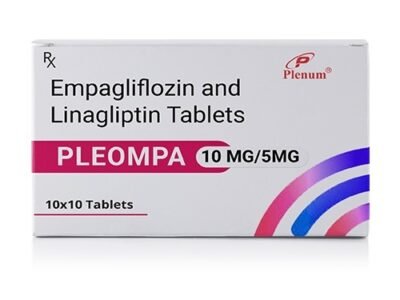 Empagliflozin 10mg and Linagliptin 5mg Tablet | Pleompa 10 Mg/5 Mg