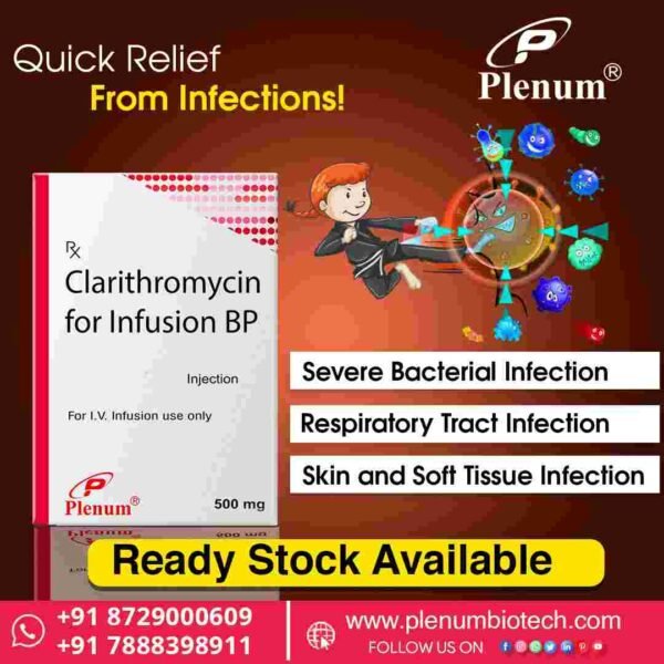 Clarithromycin for Infusion | Pleromycin-500