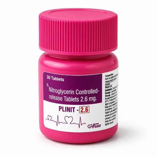 Nitroglycerin Controlled Release Tablets 2.6 Mg | Plinit-2.6 Nitroglycerin Controlled Release Tablets 2.6 Mg | Plinit-2.6
