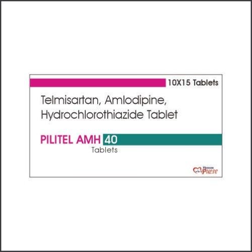 Telmisartan Amlodipine Hydrochlorothiazide Tablets | Plitel AMH 40