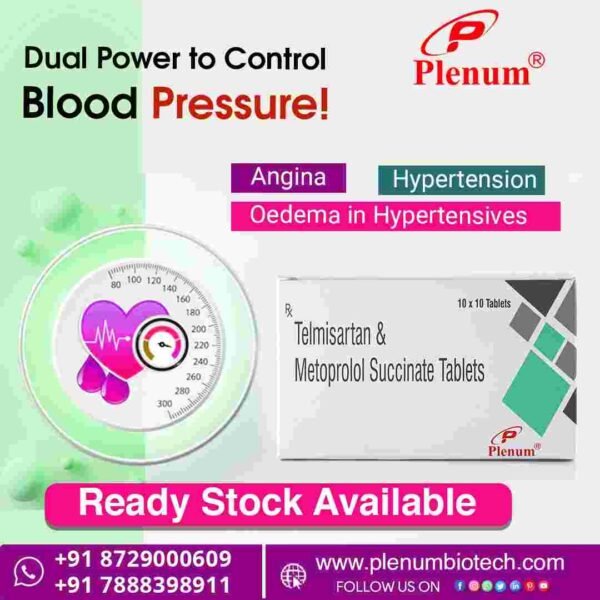 Telmisartan And Metoprolol Succinate Tablets | Plitel-ML