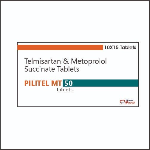 Telmisartan And Metoprolol Succinate Tablets | Plitel-MT 50 Telmisartan And Metoprolol Succinate Tablets | Plitel-MT 50