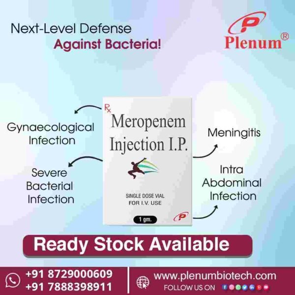 Meropenem 1 Gm Injection | Ulmero