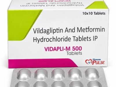 Vildagliptin 50mg Metformin Hydrochloride 500mg Tablets | Vidapli-M 500