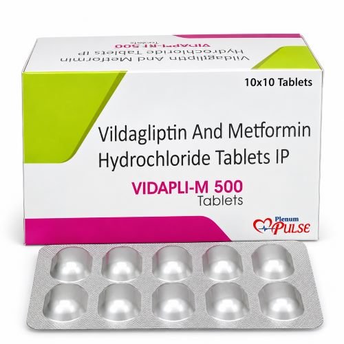 Vildagliptin 50mg Metformin Hydrochloride 500mg Tablets | Vidapli-M 500 Vildagliptin 50mg Metformin Hydrochloride 500mg Tablets | Vidapli-M 500