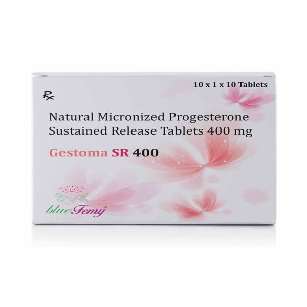 Natural Micronised Progesterone SR Tablets 400mg | Gestoma SR 400 Natural Micronised Progesterone SR Tablets 400mg | Gestoma SR 400
