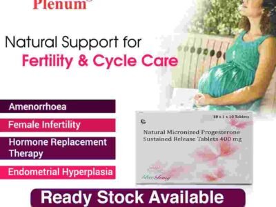 Natural Micronised Progesterone SR Tablets 400mg | Gestoma 400